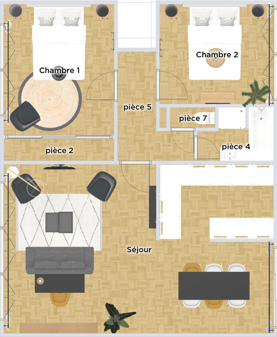 Functional 2 Bedroom Apartment Lille Exteriör bild